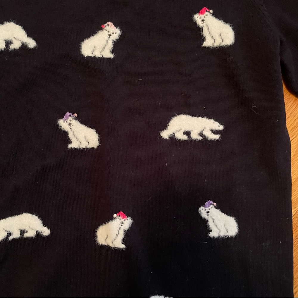Talbots Polar Bear Sweater Cute!!!!!!! - Picture 3 of 5